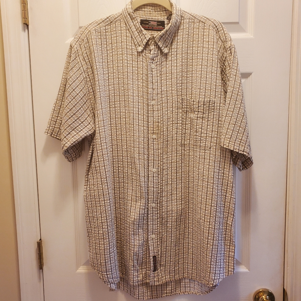 Mens Short Sleeve Shirt, Sz L